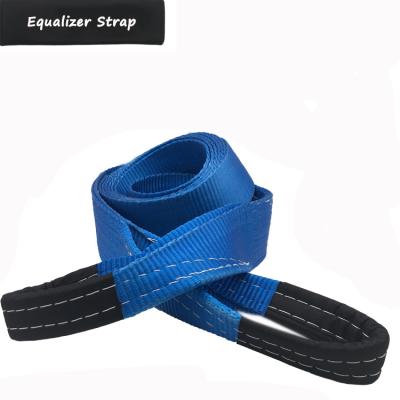 China Car Towing LULU 4WD 5T 100% Polyester Equalizer Strap For Car Recovery for sale