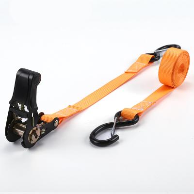 China Polyester Reverse Tent Ratchet Belt Buckle Automatic Tensioner Strap for sale