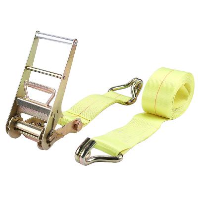 China Polyester Easy Tighten And Release J-Hook 100mm Ratchet Double Straps for sale