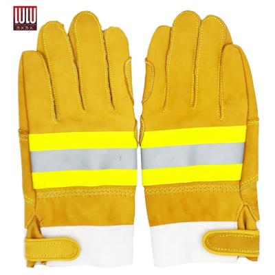 China Five Fingers Importer Reminder Worker Cultivating Fire Fighting Safety Driving Winter Waterproof Heat Resistant Working Gloves for sale