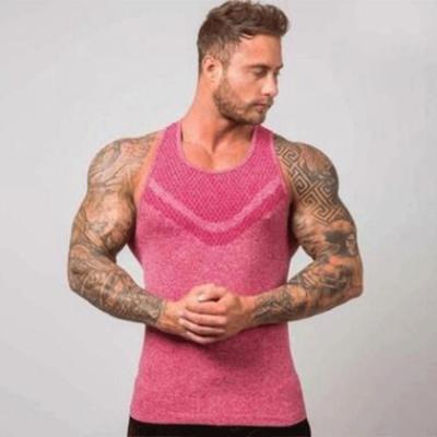 China Custom Printed Mens Workout Active Tank Top QUICK DRY for sale