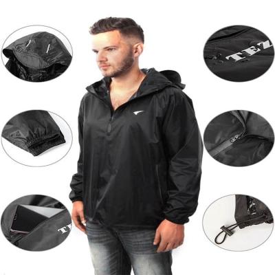 China New Lightweight Streetwear Nylon Cheap Men's Waterproof Anorak Hooded Jacket Custom Made Plus Size New for sale