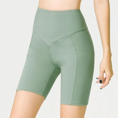 China Eco-Friendly Anti-wrinkle QUICK DRY Summer Top Waist Padded Fitness Yoga Ladies Love Shorts for sale