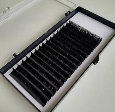 China OEM Logo D Loop Lashes Light Labeling Cashmere/Private Eyelash Extensions Soft Individual Mink/Silk Eye Lashes for sale