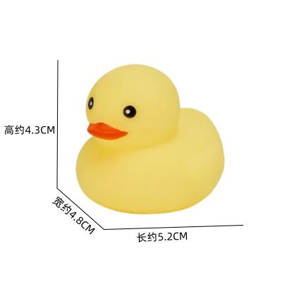 China Squeaky Floating Rubber Duck Toy Bathing Little Little Blue Purple Colorful Rubber Duck Kids Shower Bath Toy for sale