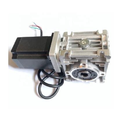 China hot selling drip proof NEMA 23 geared stepper motor with RV30 worm gearbox for sale