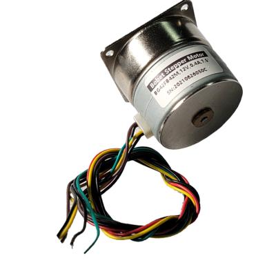 China 1:120 Reduction Ratio 42mm Diameter 7.5 Degree Square Geared DC Stepper Motor BG42-BS42M-120 New for sale