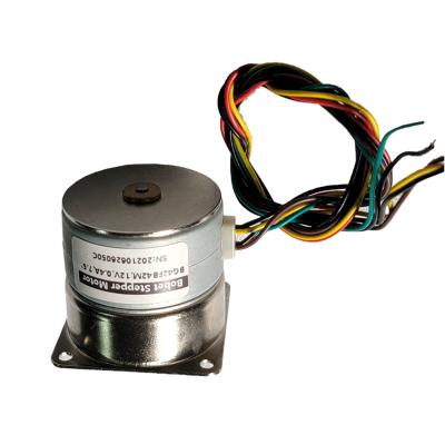 China 1:50 Reduction Ratio 42mm 7.5 Degree Square Geared DC Stepper Motor BG42-BS42M-50 for sale