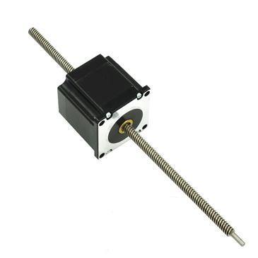 China 1.8 length 300mm T8*2 2 0.4A 12V Nema17 42BYGH 34 degree stepper motor screw leadlinear BM2006A for sale