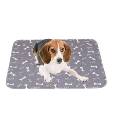 China Viable Washable Dog Urine Pads Quick Absorption Pet Pee Pad Waterproof Reusable Non-Slip Training Pad for sale