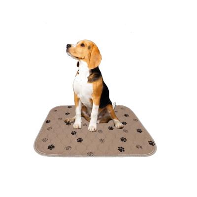 China Dog Paws Toilet Pad Extra Large Reusable Washable Printed Viable Small Pet Training And Puppy Pee Pads Pads for sale