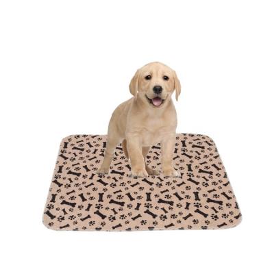 China Viable Amazon Supplies Reusable Pet Pee Pad Fast Absorbing Washable Puppy Pet Training Pad Wholesale for sale