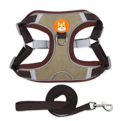 China New Model Popular Luxury Pet Harness Safety Harness Cat and Dog Cute Adjustable Harnesses for sale