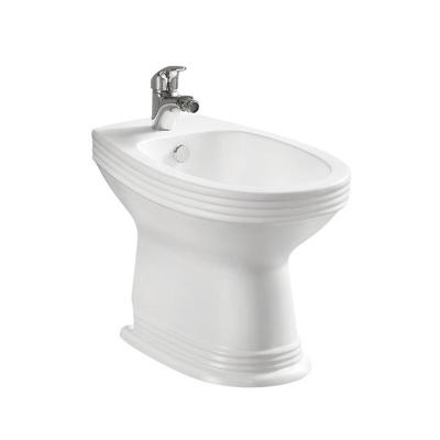 China Modern Oval Bathroom Bidet Design Good Quality Floor Standing Ceramic Toilet Bidet for sale