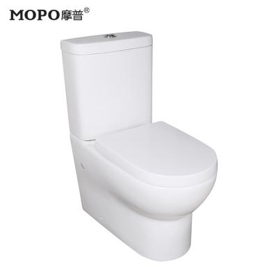 China Modern Design High Quality Watermark Automatic Operation Two Piece Bathrooms Toilet Bowl Price In Philippines for sale