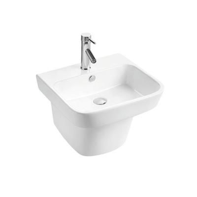 China Modern Wall Hung Basin Wall Mounted Bathroom Sink Sinks Bathroom Wash Basin Countertop for sale