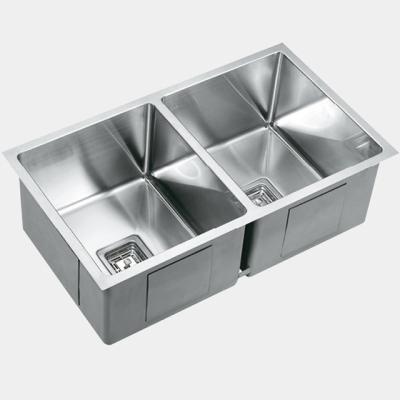 China Without Faucet Kitchen Sri Lanka Double Bowl Stainless Steel Kitchen Sink Grids For Stainless Steel Sinks for sale