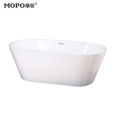 China Hotel Bathroom Modern Freestanding Bathtub For Adults 2 Person Bathtub Freestanding White Color Acrylic Bathtub for sale