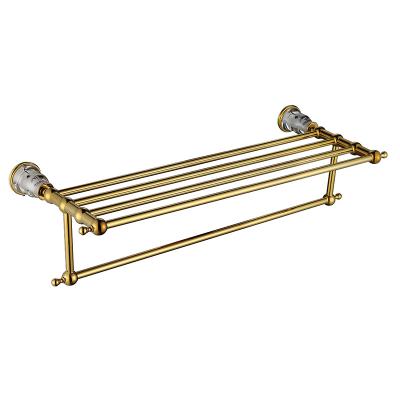 China Heater Bathroom Accessories White Ceramic Nice Single Towel Bar Chrome And Gold Design Marble Towel Bar for sale