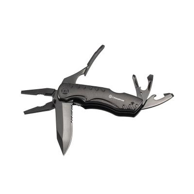 China Portable Purpose Pocket Pliers Multi Tool With Black Oxiding Stainless Steel High Quality Folding Knife For Hiker Camper for sale