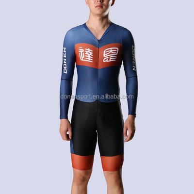 China Good quality cycling shorts long sleeve tight outdoor overalls with donen logo for men for sale