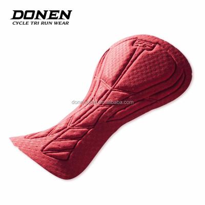 China Antibacterial Recycling Gel Sticky Pad For Bike Road And Mountain Racing Standard Pants And Good Quality Orange Pad for sale