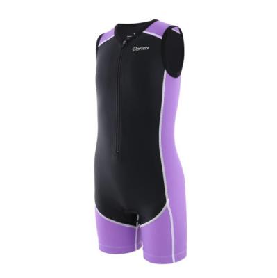 China Unisex Recycling Wear Breathable Triathlon Sleeveless Half Zip Trisuit For Sale for sale