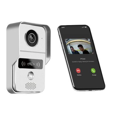 China Two Way Ring Door Phone With Tuya High Quality Smart APP Call Wireless Wifi Intercom For Apartment Villa System Building Doorbell for sale