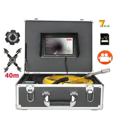 China NIGHT VISION 7 Inch 40M 1000TVL HD LCD Video Camera 40M 1000TVL HD LCD Video Camera 22mm Lens 22mm Drain Sewer Endoscope Pipe Endoscope Pipe Inspection Camera for sale