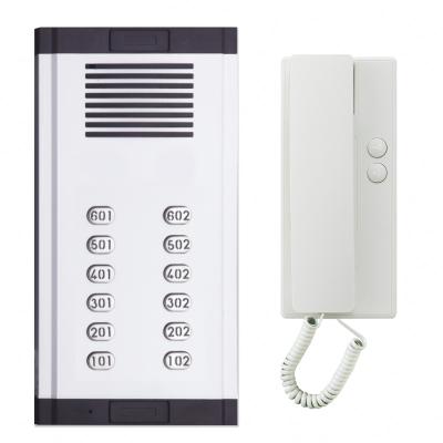 China Waterproof / CAT 5 mult-unit apartment intercom doorbell phone building smart audio audio building access control waterproof door phone for sale