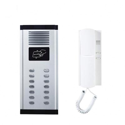 China Waterproof/Waterproof Intercom Doorbell Set Audio Building Cell Id/ic Swiping Card Intercom Device Intercom Ring IP Door Phone Access Control for sale