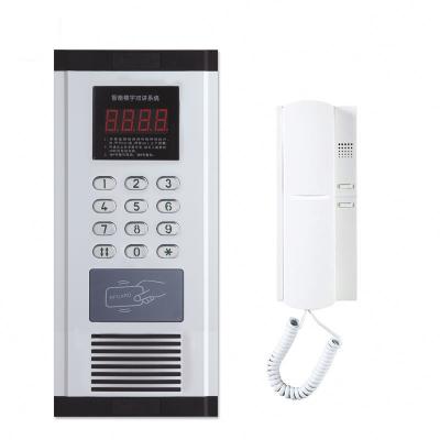 China Building Intercom Doorbell Set Waterproof/Waterproof Smart Audio Cell ID/IC Swiping Cards Intercom Device Intercom Ring Door Bell Phone Access for sale