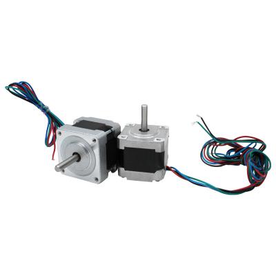 Китай Высококачественные мотор 12v Nema 17 Stepper или вращающий момент 2,1 Kgcm руководства 24v 0.7a 4 высокий продается