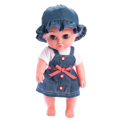 China 18inch dolls& 43cm baby dolls DEARBEI three-piece overalls denim doll clothes, buyers praised baby reborn - doll clothes, factory outlet doll clothes for sale