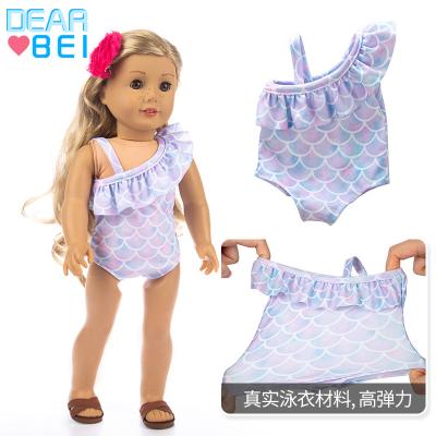 China 18inch dolls& Wholesale 43cm Baby Dolls Model Doll Printed Swimsuit, New 43cm Sexy One-Piece Bikini Doll Clothes Making for sale