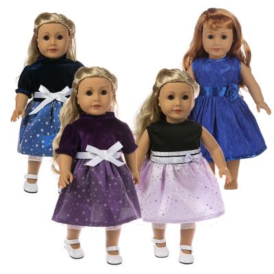 China 18inch dolls& 43cm baby dolls 18 inch American girl doll clothes cute baby doll clothes, lovely doll dress for sale