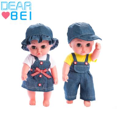 China 18inch dolls& 43cm Baby Dolls Overalls Denim Three-Piece Doll Clothes, Buyers Praised American Reborn Baby - doll clothes, factory outlet doll clothes for sale