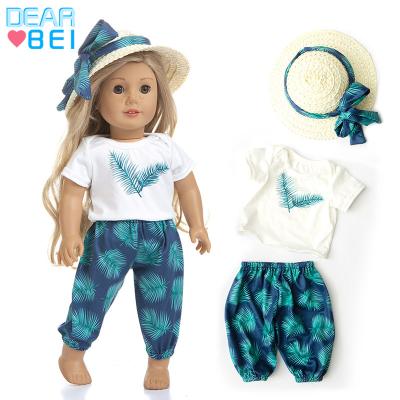 China 18inch dolls& 43cm baby dolls casual and fashionable doll clothes manufacturing, promotional custom doll accessories clothes, fashion doll clothes for sale