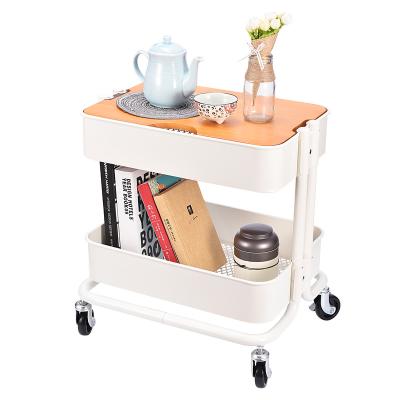 China Updated Modern Version 3 Tiers Storage Utility Cart With Board for sale