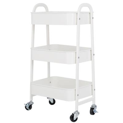 China High quality modern update version 3 rows rolling style storage cart for sale