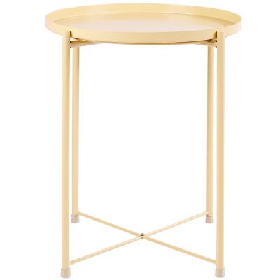 China (Other) High Quality Adjustable Metal Round Coffee Table Side for sale