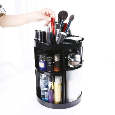 China Various Viable Promotional Goods Using Top Clear Plastic Rotating Dress Up Case Makeup Organizers for sale