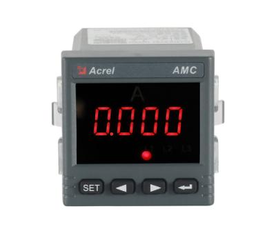 China Acrel AMC48-AI 0.5 Class Single Phase Ammeter Current Meter Smart Digital Multimeter For Current Monitoring And Controlling 49*49mm for sale