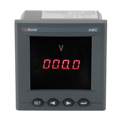 China Acrel AMC72L-AV 72 Panel Meter 0.5 Square Volt Power Energy Meter Single Phase Digital Volt Power Energy Meter With RS485 for sale