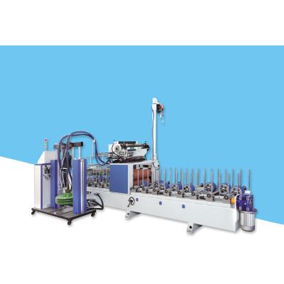 China machinery & Reliable Hardware Performance Paper Liner Profile Wrapping Machine for sale