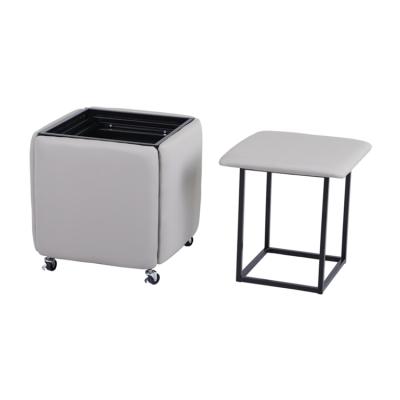 China New Design Small Apartment 5 Cube Combination Stools Modern Simple Multifunctional Combination Stools Rubik's Stool for sale