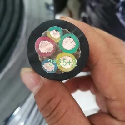 China Good Flexibility 0.6/1KV Flexible Conductor Rubber Sheathed H07RN-F Tinned Copper Cable For Wind Power Generation for sale