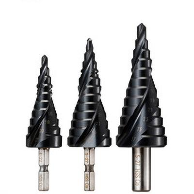 China Metal Drilling Factory Direct Double R Flute Hex Shank M35 Stainless Steel Cobalt-Containing Industrial Step Drill for sale