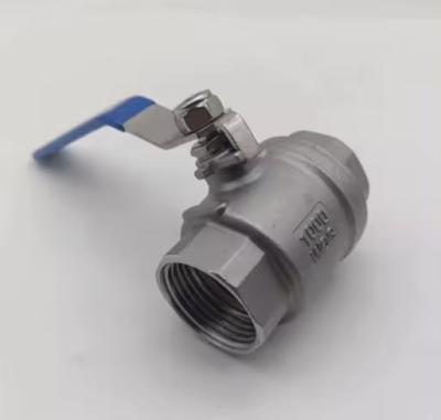 China Stainless Steel 2PC Ball Valve 1000psi SS304 for sale