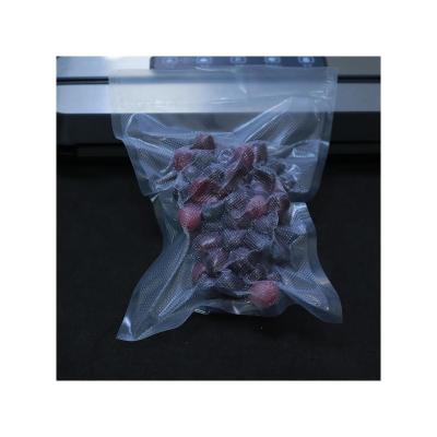 China VAC Food Moisture Proof Coextrusion Vacuum Nylon Packing Clear Storage Embossed Bag for sale